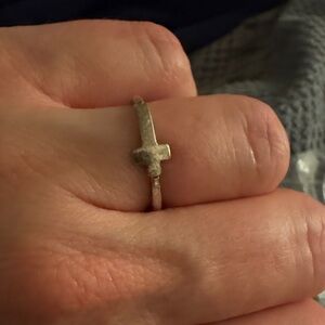 Silpada Silver Cross Ring